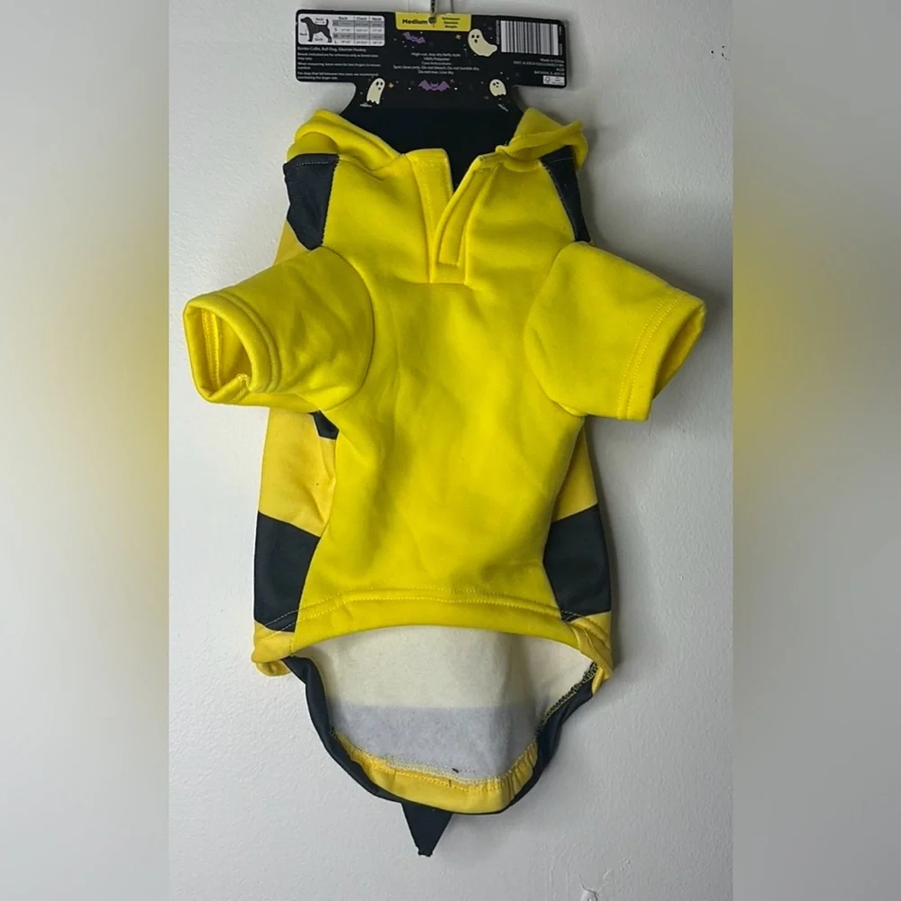 🐝🎃SO CUTE! Bumble Bee medium size dog costume.🎃🐝